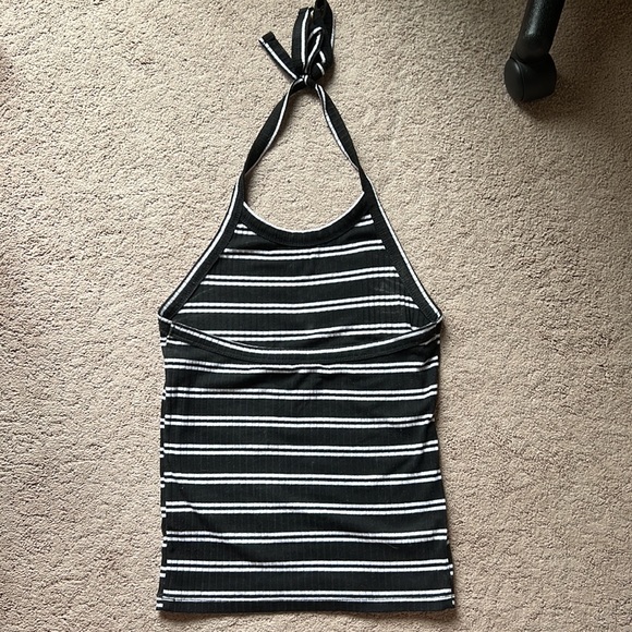 Striped Halter Top - Picture 2 of 3